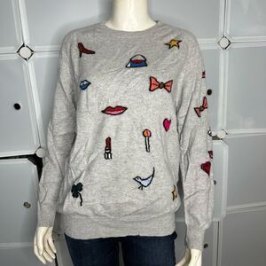 CHINTI & PARKER STAR 100% CASHMERE SWEATER Size Large